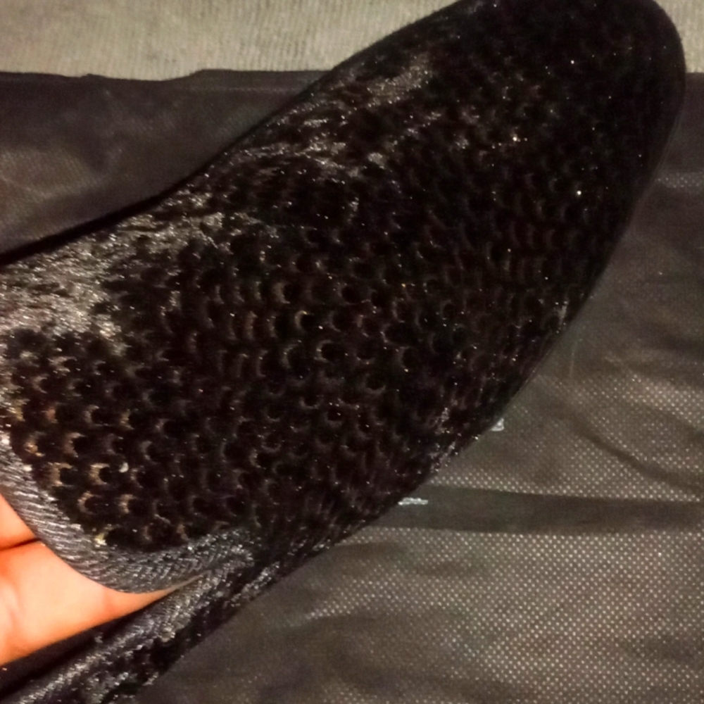 Moreti red bottom suede loafers